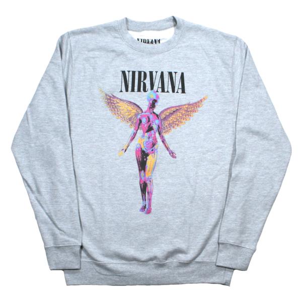 Nirvana / In Utero Sweatshirt 2 (Heather Grey) - ニ...