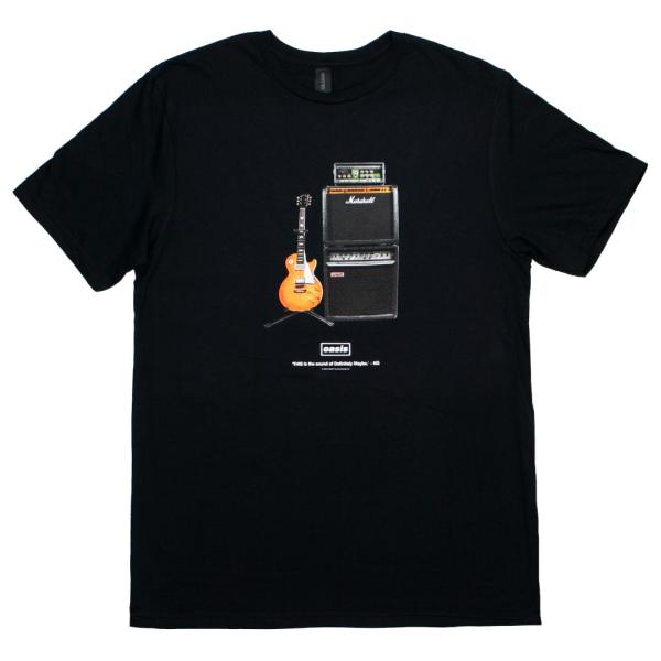 Oasis / Guitar and Amplifier Tee (Black) - オアシス Tシ...