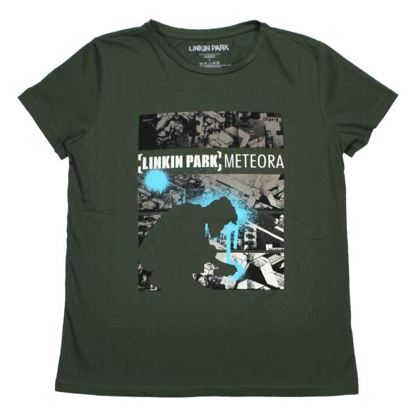 Linkin Park / Meteora Womens Tee (Olive Drab) - リン...
