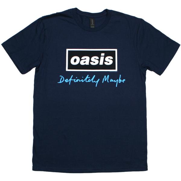 Oasis / Definitely Maybe Tee 10 (Dark Navy) - オアシス...