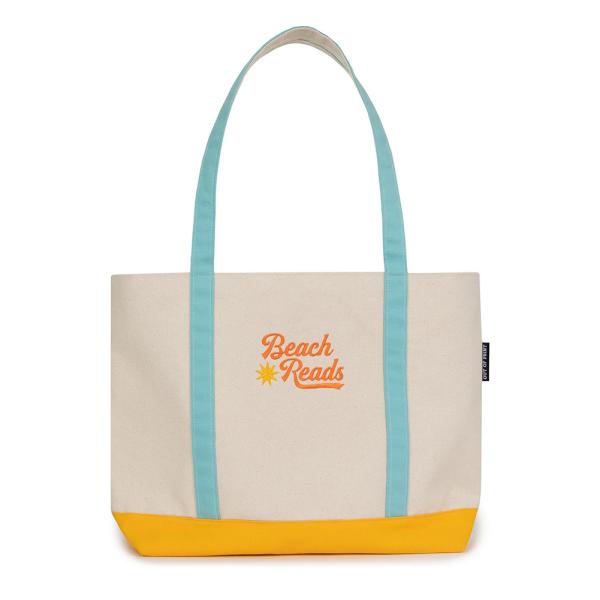 [Out of Print] Beach Reads Large Zippered Tote Bag...