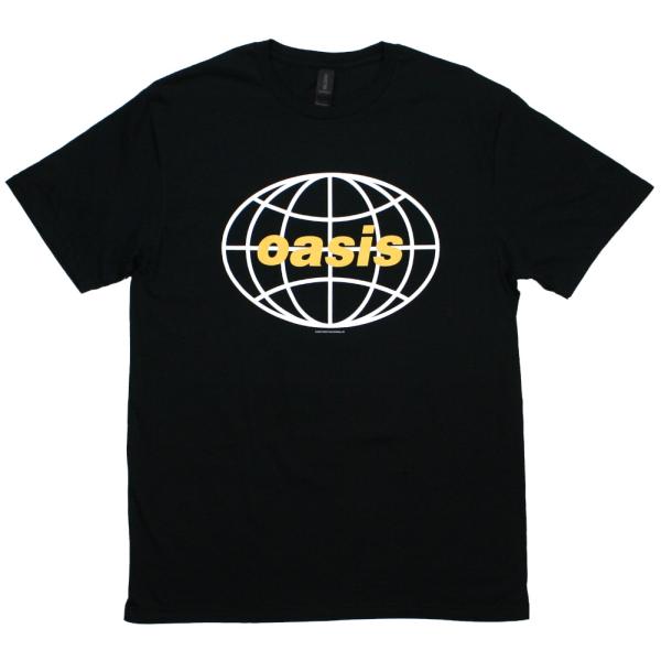 Oasis / Globe Logo Tee 1 (Black) - オアシス Tシャツ