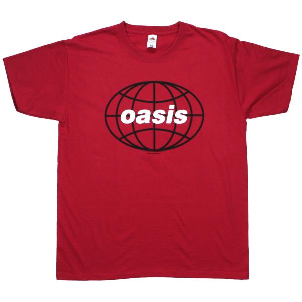 Oasis / 1998 World Tour - South America Tee 1 (Red...