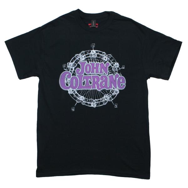John Coltrane / Logo &amp; Coltrane Circle Tee (Black)...