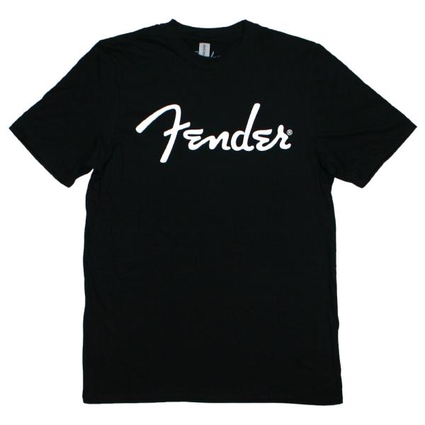 [Fender] Spaghetti Logo Tee 2 (Black) - フェンダー Tシャツ