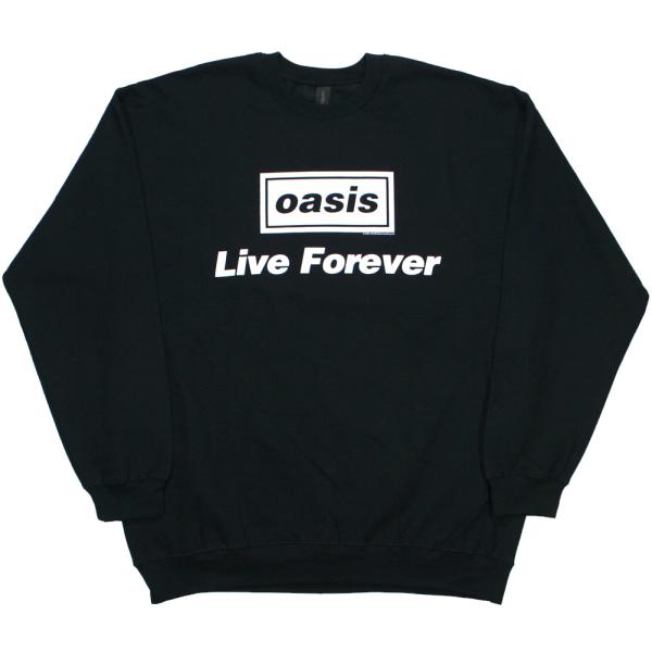 Oasis / Live Forever Sweatshirt (Black) - オアシス スウェ...