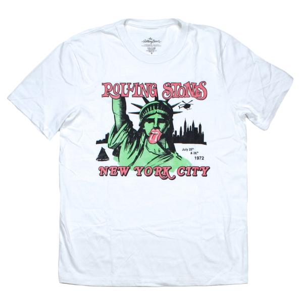 The Rolling Stones / New York City 1972 Tee (White...