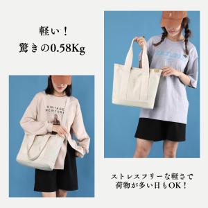 トートバッグ レディース 帆布 a4 大きめ ...の詳細画像4