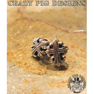 CRAZY PIG（クレイジーピッグ） ピアス スカル＆クロスボーンスタッド