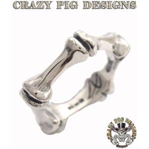 クレイジーピッグ リング 指輪 CRAZYPIG スモールボーンズリング CRAZY PIG メンズ リング レディース リング｜rugged-market