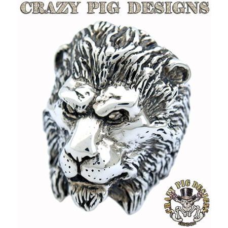 クレイジーピッグ リング 指輪 CRAZYPIG ライオンリング CRAZY PIG メンズ リング...