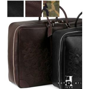 ソファアリ SofferAri レザー バッグ ショルダー HOUNSOU SUITCASE BAG ボストンバッグ 革鞄 レザーバッグ BAG