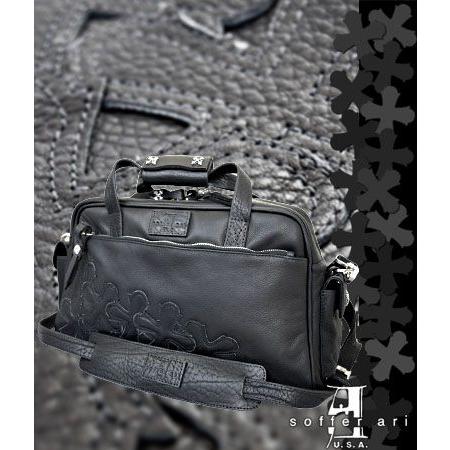 ソファアリ SofferAri アレグロ レザー バッグ ショルダーストラップ付き BAG ボストン...