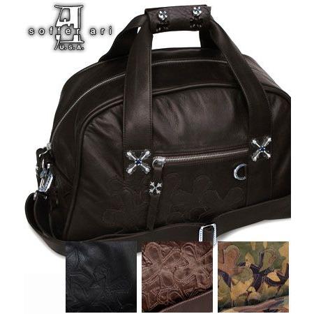 ソファアリ SofferAri レザー バッグ ショルダー MEDIUM DUFFEL WITH P...