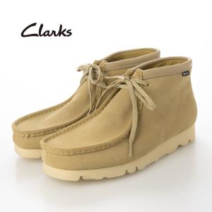 クラークスワラビーゴアテックス(サンド) Clarks CLARKS WALLABEE GORE-TEX SAND 26165695 クラークス