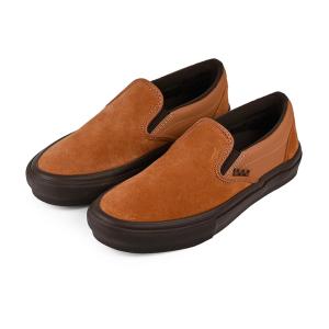 【~3/22限定SALE】【海外限定品】バンズ VANS スリッポン M SKATE SLIP-ON BROWN/GUM ブラウン メンズ スニーカー セール