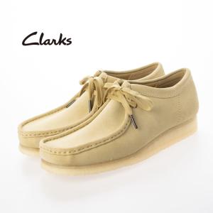 Clarks Wallabee クラークス メンズ ワラビー メープルスエード ベージュ モカシン｜rugged-store