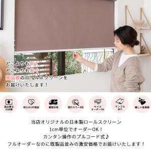 ロールスクリーン ロールカーテン 遮光1級 遮...の詳細画像1