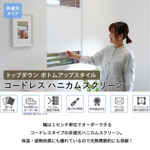 ハニカムスクリーン プリーツスクリーン オーダ...の詳細画像1
