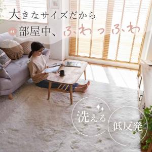 在庫処分 特価 ラグ カーペット 8畳 江戸間...の詳細画像1