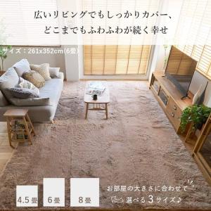 在庫処分 特価 ラグ カーペット 8畳 江戸間...の詳細画像2