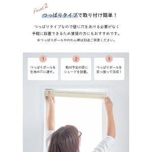 ハニカムスクリーン シェードカーテン つっぱり...の詳細画像3