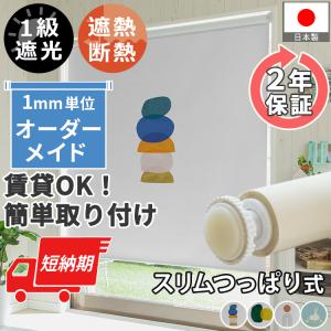 ロールスクリーン カジュアル柄 スリム突っ張り式...の商品画像