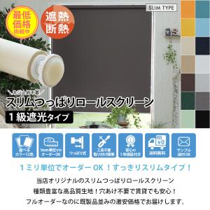 ロールスクリーン ロールカーテン 突っ張り式 ...の詳細画像1