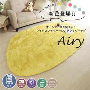 ラグ 円形 丸型 異形 130×190cm カ...の詳細画像1
