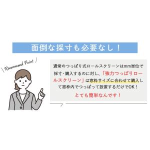 ロールスクリーン 遮光 つっぱり プルコード式...の詳細画像3