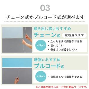 遮熱ロールスクリーン ロールカーテン プルコー...の詳細画像5