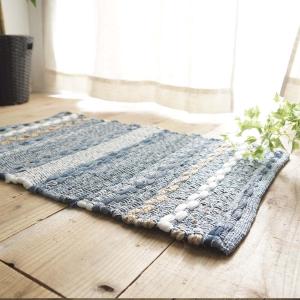 玄関マット デニム 50×80 室内 屋内 西...の詳細画像2