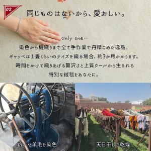 ギャベ ギャッベ 座布団 チェアパッド 40c...の詳細画像5