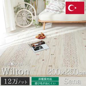 プレーベル ラグ 200×250cm カジュアル ライン 線 パターン 柄