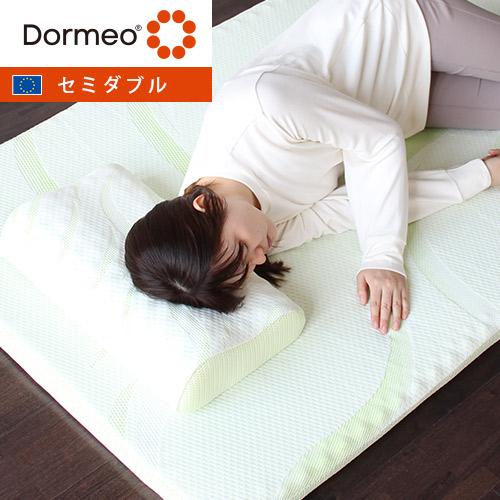 マットレストッパー セミダブル 硬め 体圧分散 薄型 カバー付き Dormeo ドルメオ アロエベラ...