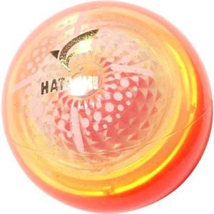 ★ハタチ】グラウンドゴルフボール：エアロボールBH3861クリアー×レッド