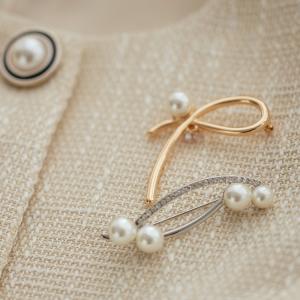 ブローチ アクセサリー 結婚式 パーティー お...の詳細画像2