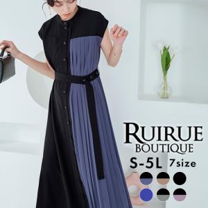レディース ロングワンピース プリーツスカート ...の商品画像