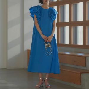 レディース リゾートワンピース ロングワンピー...の詳細画像1