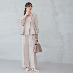 レディース ママスーツ パンツスーツ セットア...の詳細画像2