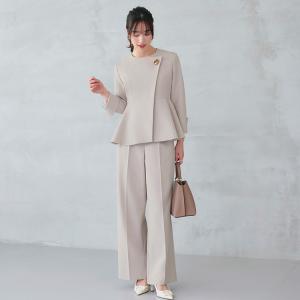 レディース ママスーツ パンツスーツ セットア...の詳細画像5