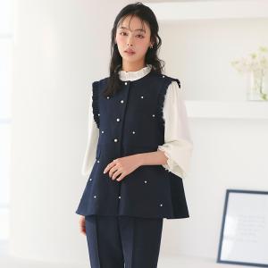 レディース ママスーツ パンツスーツ セットア...の詳細画像3