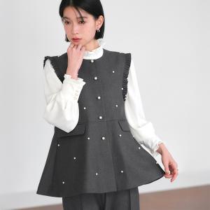 レディース ママスーツ パンツスーツ セットア...の詳細画像5