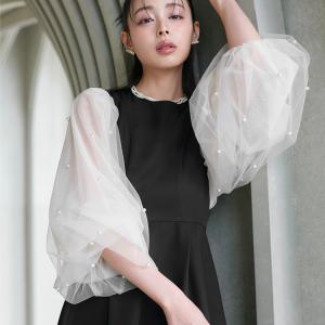パーティードレス 結婚式 ロングワンピース 大...の詳細画像3