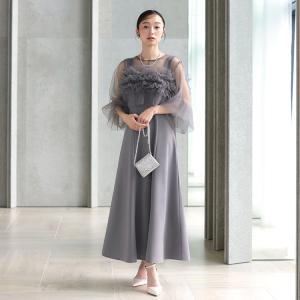 パーティードレス 結婚式 ロングワンピース ボ...の詳細画像4