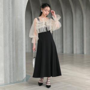 パーティードレス 結婚式 ロングワンピース ボ...の詳細画像5
