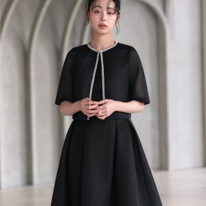 パーティードレス 結婚式 ロングワンピース ボ...の詳細画像3