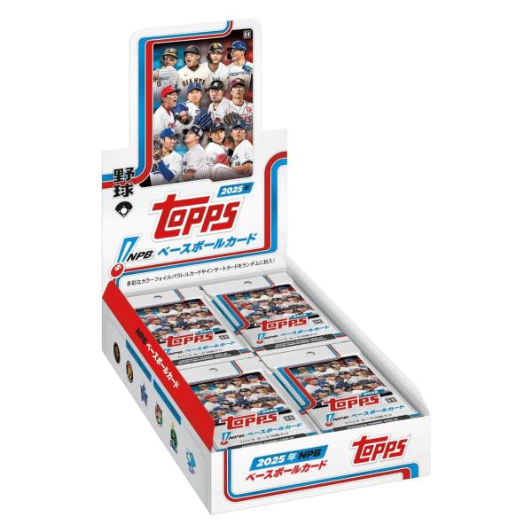 Topps トップス 2025年 NPB ベースボールカード 24パック入BOX (1個)
