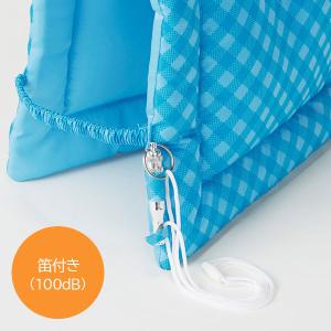 防災ずきん チェック柄 笛付き ナカバヤシ 6...の詳細画像3