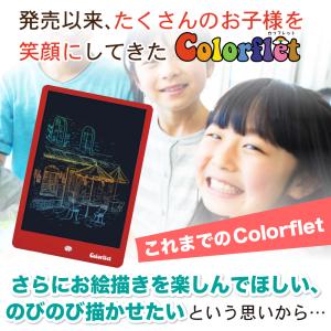お絵かきボード 電子メモ パッド 大画面 カラ...の詳細画像1